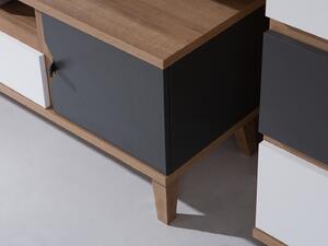 Noční stolek Mimone NS (dub zlatý + grafit). 1051788