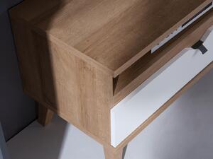 Noční stolek Mimone NS (dub zlatý + grafit). 1051788