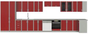 Potravinová kuchyňská skříňka Elissa 60 DK 210 2F (šedá platinová). Vlastní profesionální přeprava až k Vám domů 1032921