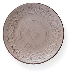 Pískově hnědý kameninový talíř Brandani Serendipity, ⌀ 27,5 cm