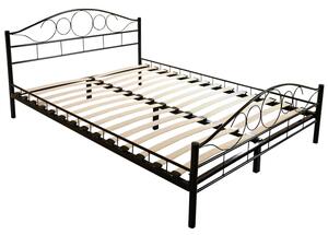 Kovová postel Mirioda, Rozměr postele: 120x200, Barva: Černá Mirjan24 5903211115080