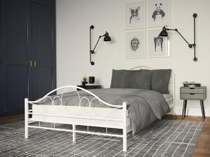 Kovová postel Mirioda, Rozměr postele: 160x200, Barva: Bílá Mirjan24 5903211115110