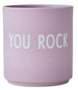 Design Letters Porcelánový hrnek YOU ROCK - Lavender DL142