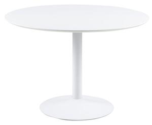 Bílý kulatý jídelní stůl Actona Ibiza, ⌀ 110 cm