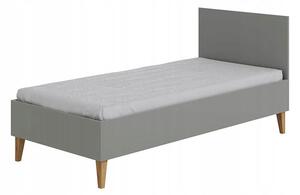 Dětská postel bez šuplíku KUBI - šedá 180x80 cm