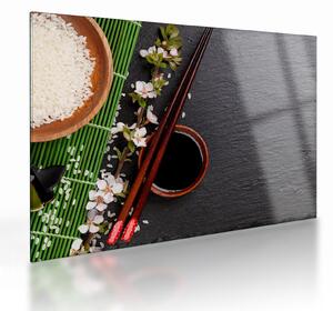 Skleněný obraz - Sushi (70x50 cm)