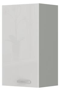 Horní kuchyňská skříňka Brunea 40 G-72 1F (šedá + lesk bílý). Vlastní profesionální přeprava až k Vám domů 1024989