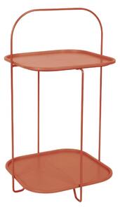 Jílově hnědý odkládací stolek Leitmotiv Trays