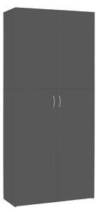 Botník Orphans - černý s vysokým leskem | 80x35,5x180 cm