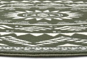Hanse Home Collection koberce Kusový koberec Celebration 105504 Valencia Green kruh - 140x140 (průměr) kruh cm