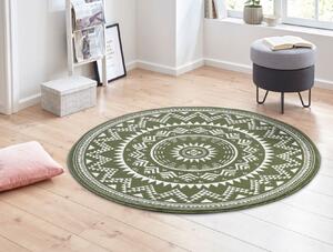Hanse Home Collection koberce Kusový koberec Celebration 105504 Valencia Green kruh - 200x200 (průměr) kruh cm