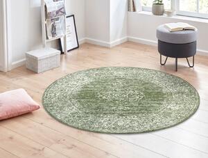 Hanse Home Collection koberce Kusový koberec Gloria 105519 Green kruh - 160x160 (průměr) kruh cm