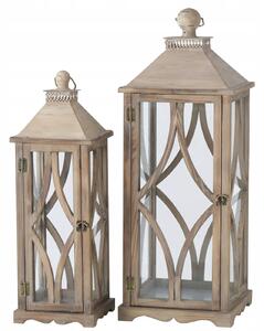 Lucerna Boltze Home dřevěná 60 cm