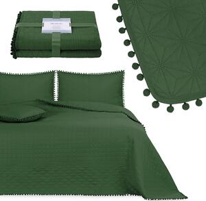 FLHF Přehoz na postel Meadore, lahvově zelená Rozměr: 170x210