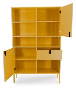 Žlutá knihovna 109x176 cm Uno - Tenzo