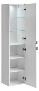 ViaDomo Via Domo - Koupelnová skříňka vysoká Leonardo White - bílá - 35x150x32 cm
