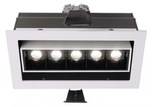 Light Impressions Deko-Light stropní vestavné svítidlo Ceti 5 Adjust 14-15V DC 10,50 W 2900 K 640 lm 155 mm bílá mat 565256