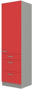 Potravinová kuchyňská skříňka Roslyn 60 DKS 210 3S 1F (červená + šedá). Vlastní profesionální přeprava až k Vám domů 1032685