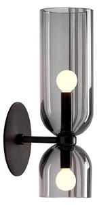 Toolight, nástěnné svítidlo 2xE14 APP1208-2W, černá, OSW-09046