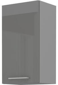 Horní kuchyňská skříňka Gonir 45 G 72 1F (šedá + šedá). 1032725