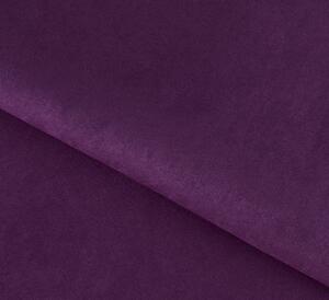 Kontinentální postel Boxspring RAVIOLI fialová 160x200cm