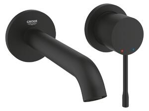GROHE Essence - Umyvadlová dvouotvorová baterie, velikost M, phantom black 29192KF1