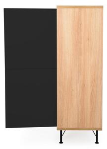 Černá skříň Tenzo Flow, 111 x 137 cm