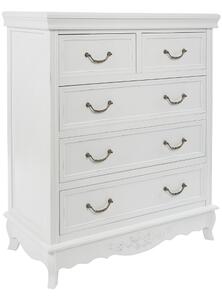 Komoda Elegance MDF bílá