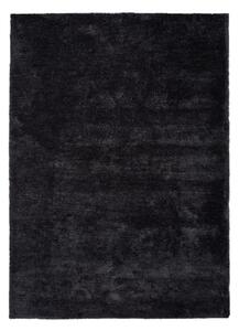 Antracitově černý koberec Universal Shanghai Liso, 60 x 110 cm