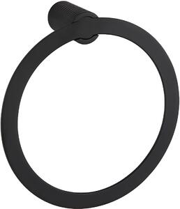 Mexen Base, prstenový držák na ručníky, černá matná, 7088232-70