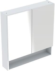 Geberit Selnova Square skříňka 58.8x17x85 cm se zrcadlem bílá 501.264.00.1