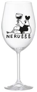 NERUŠŠŠ - čirá sklenička na víno 350 ml