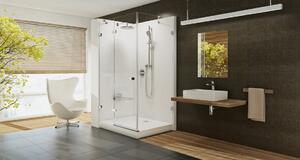 Ravak - Panel pro sprchovou vaničku Gigant Pro SET 100x80 cm levá - bílá