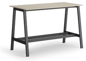 Vysoký barový stůl, 1600 x 800 mm, bříza