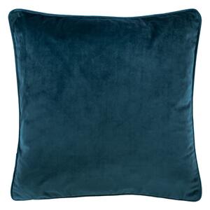 Tmavě modrý polštář Tiseco Home Studio Velvety, 45 x 45 cm
