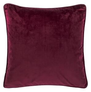 Tmavě fialový polštář Tiseco Home Studio Velvety, 45 x 45 cm