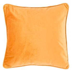 Světle oranžový polštář Tiseco Home Studio Velvety, 45 x 45 cm