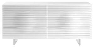 LivinHill Komoda Hudson 160 cm bílá/chrom