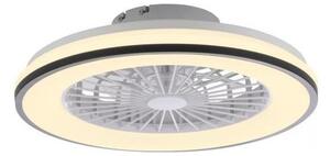 JUST LIGHT. 14447-18 - LED RGBW Stm stropní ventilátor LENO LED/44W/230V + DO