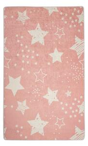Dětský koberec Pink Stars, 100 x 160 cm