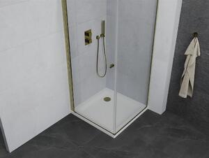 Sprchový kout MEXEN PRETORIA 70x70 cm - zlatý