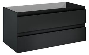 Oltens Vernal skříňka 100x45.6x47 cm závěsná pod umyvadlo černá 60002300