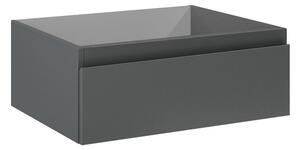 Oltens Vernal skříňka 60x45.6x23.6 cm závěsná pod umyvadlo grafitová 60009400