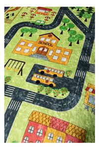 Dětský koberec Green Small Town 140 x 190 cm