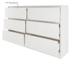 Komoda - CHELSEA - 3 zásuvky - antracit - 77,2 x 42,2 x 79,9 cm