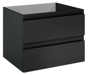 Oltens Vernal skříňka 60x45.6x47 cm závěsná pod umyvadlo černá 60000300