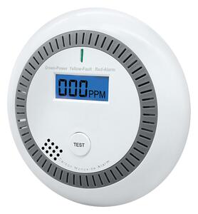 SOLIGHT Detektor spalin CO + alarm, 85dB, 3x AAA baterie