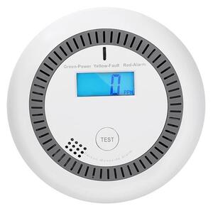 SOLIGHT Detektor spalin CO + alarm, 85dB, 3x AAA baterie
