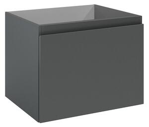 Oltens Vernal skříňka 60x45.6x47 cm závěsná pod umyvadlo grafitová 60013400