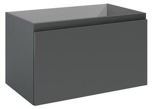 Oltens Vernal skříňka 80x45.6x47 cm závěsná pod umyvadlo grafitová 60014400